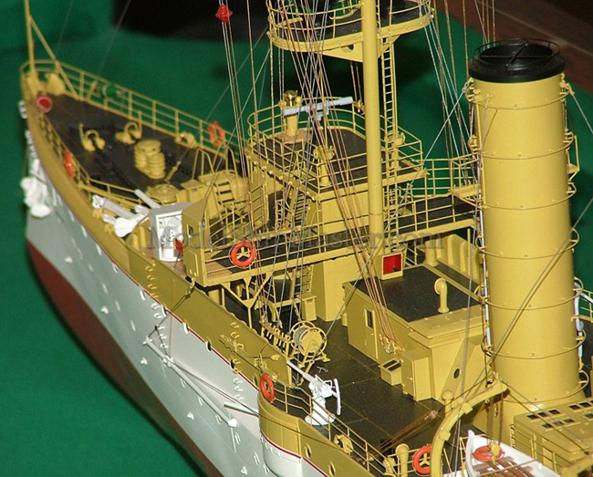 Sample of museum quality ship models